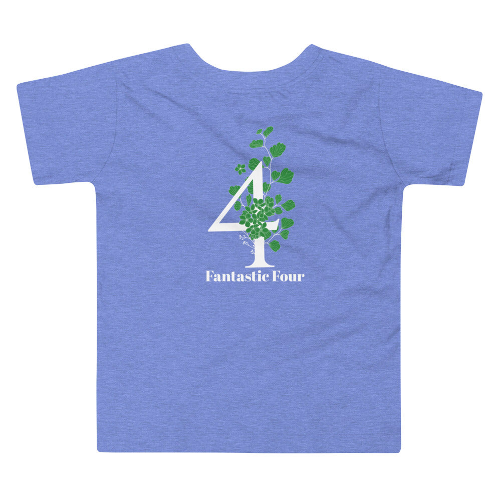 Fantastic Four - Toddler Short Sleeve Tee (back print)