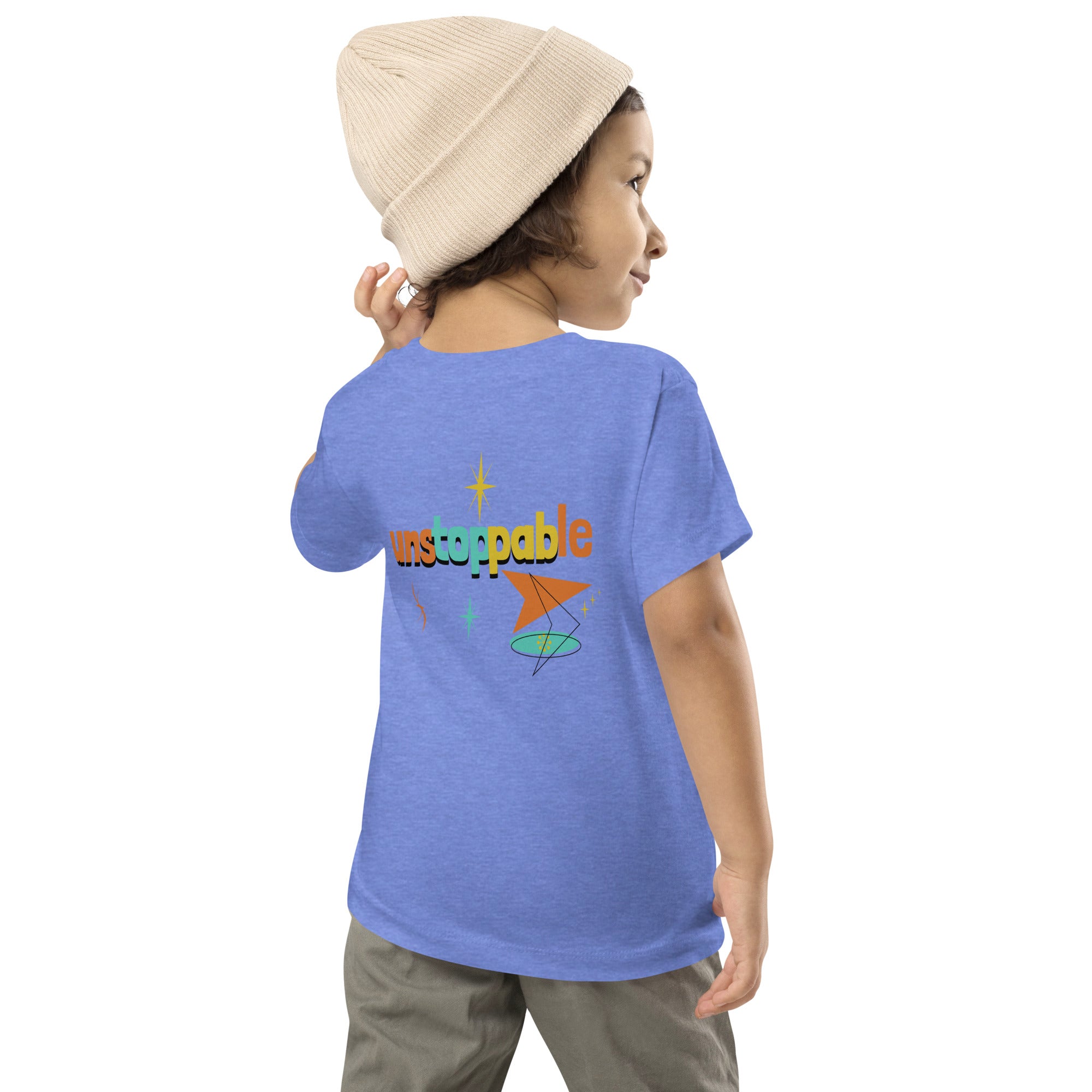 Unstoppable - Toddler Short Sleeve Tee (back print)