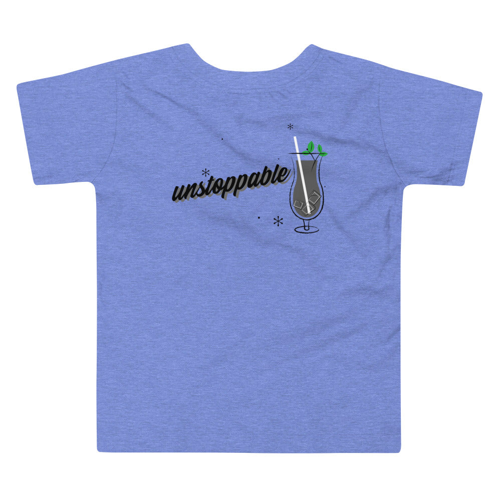 Unstoppable V - Toddler Short Sleeve Tee (back print)