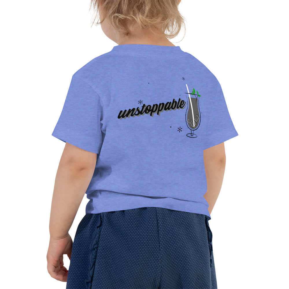 Unstoppable V - Toddler Short Sleeve Tee (back print)