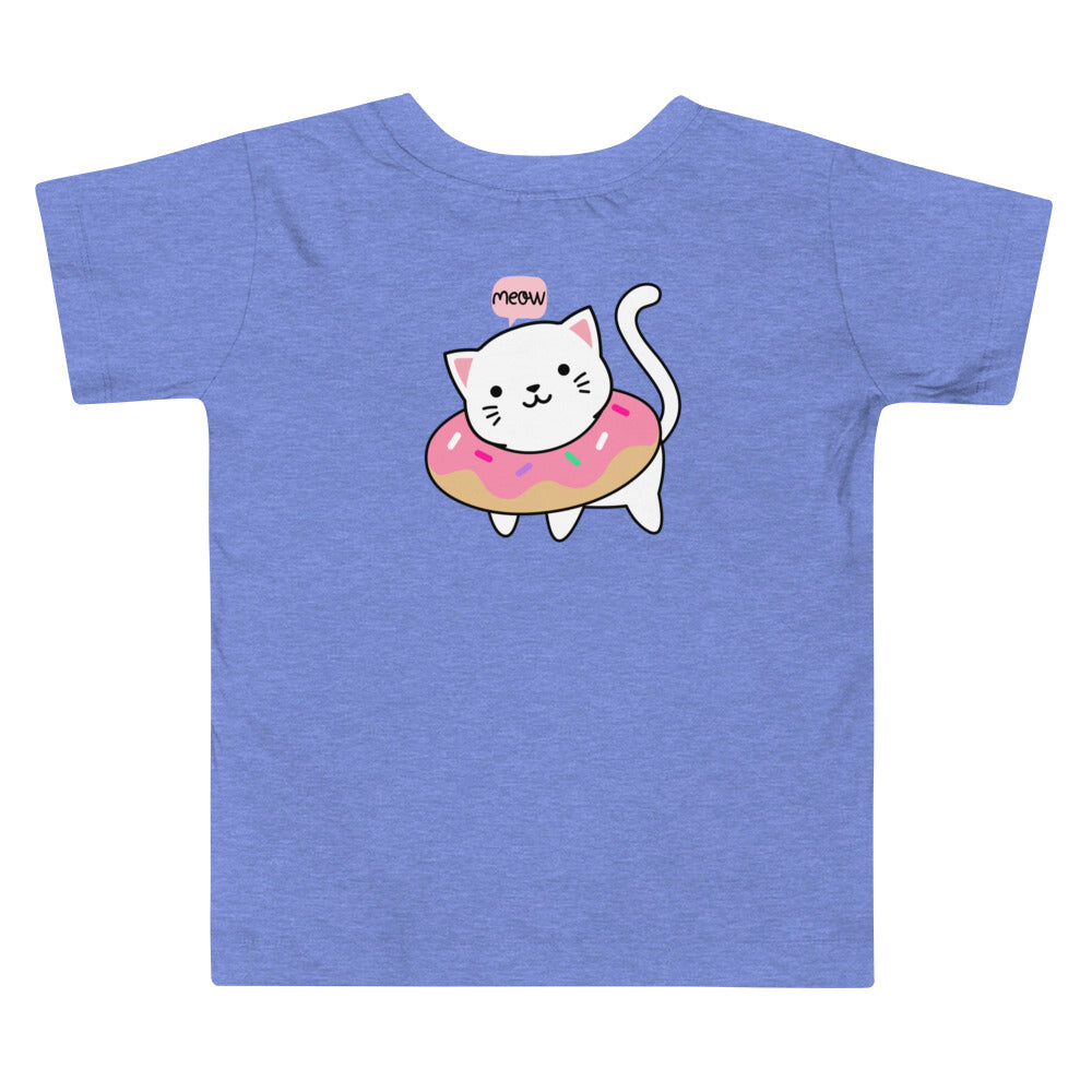 Meow V2 - Toddler Short Sleeve Tee (back print)