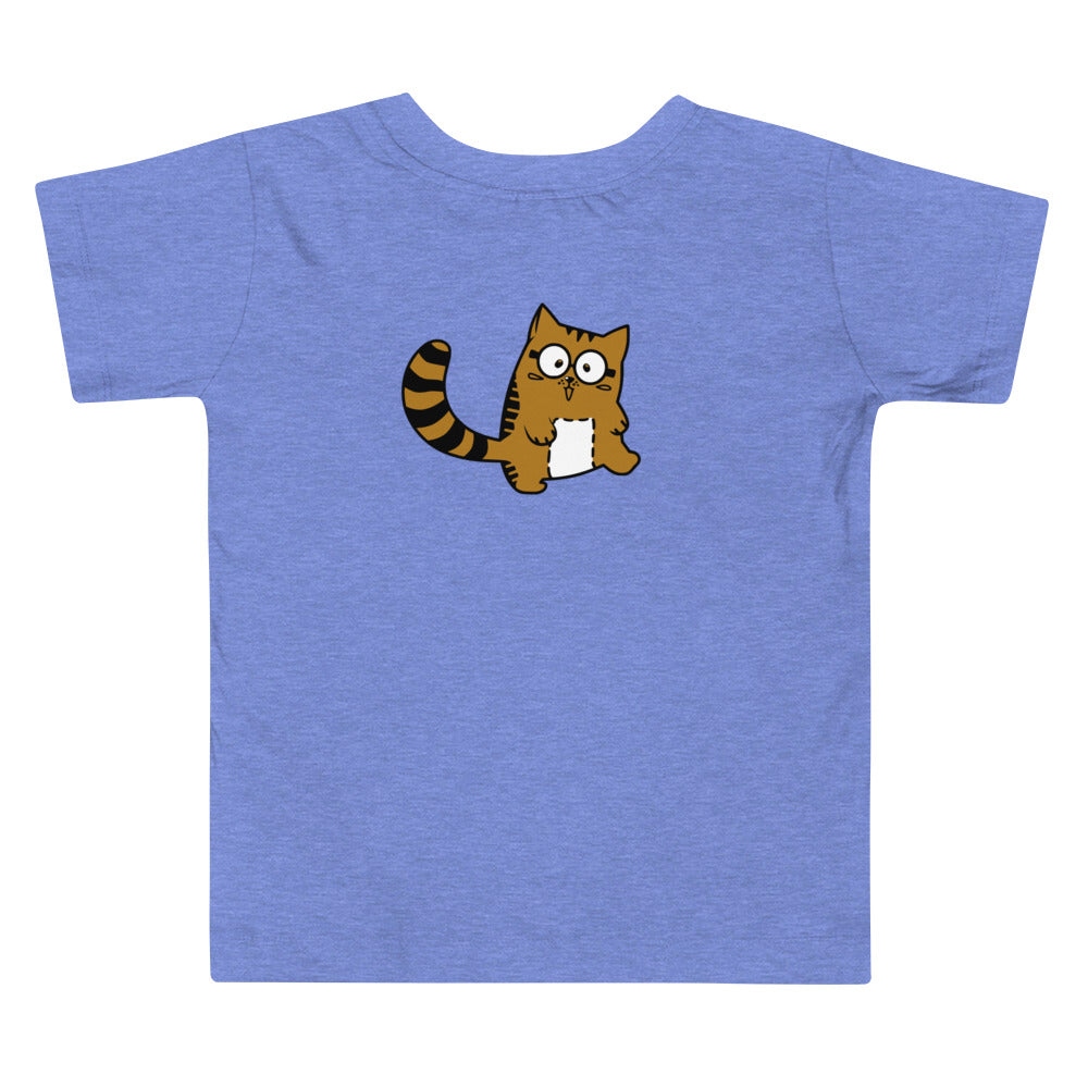 Meow V5 - Toddler Short Sleeve Tee (back print)