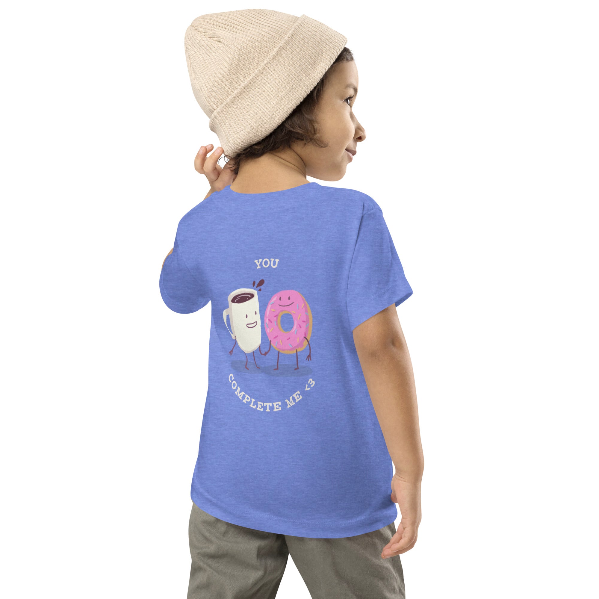 You complete me - Toddler Short Sleeve Tee (back print)