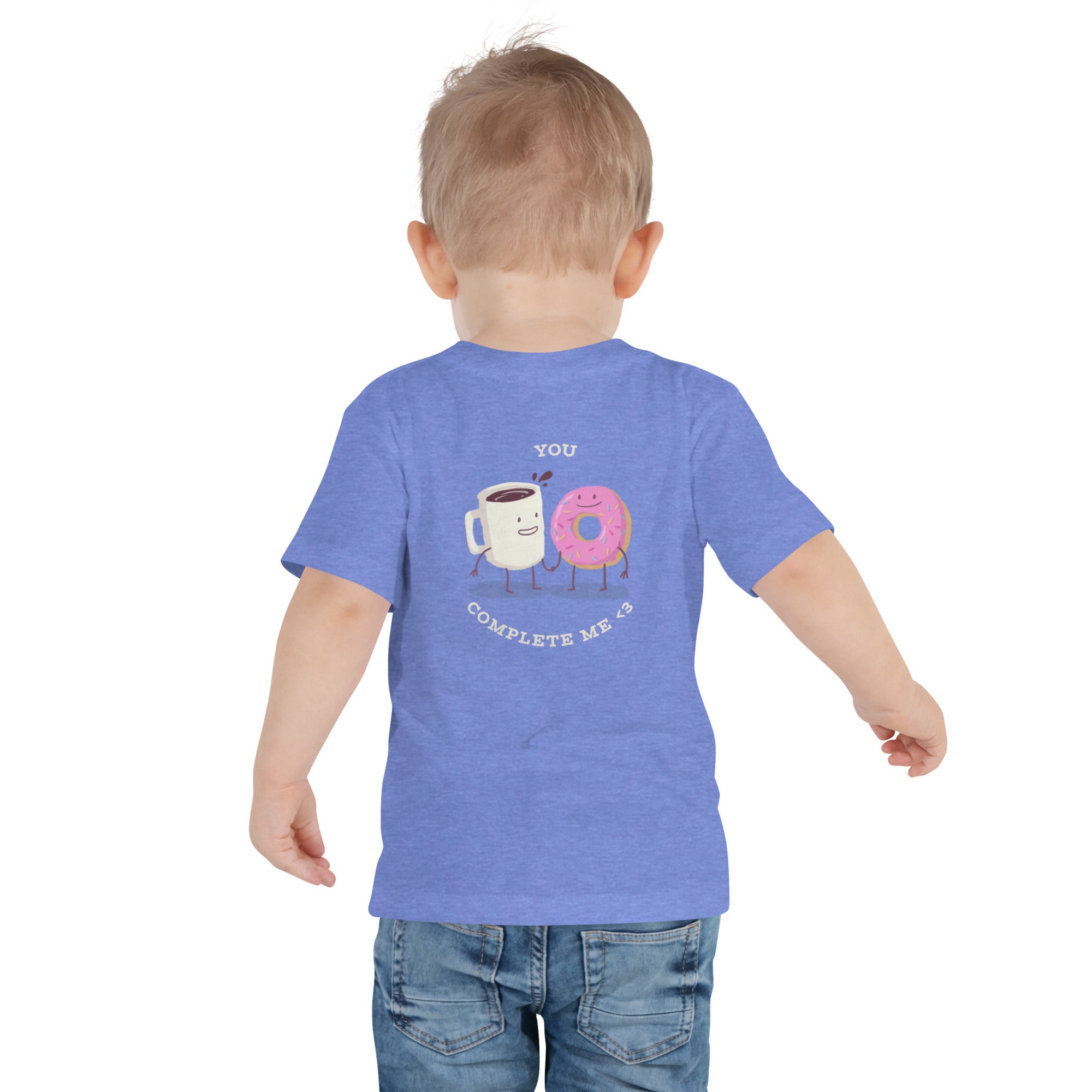 You complete me - Toddler Short Sleeve Tee (back print)