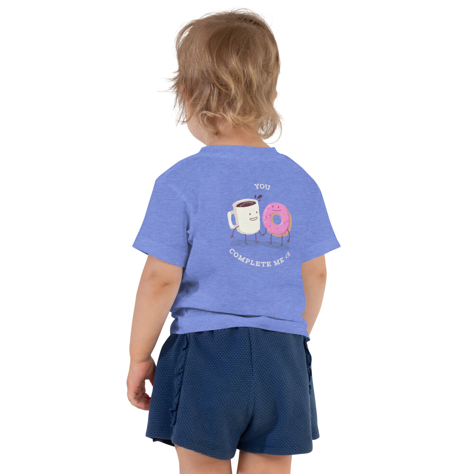 You complete me - Toddler Short Sleeve Tee (back print)