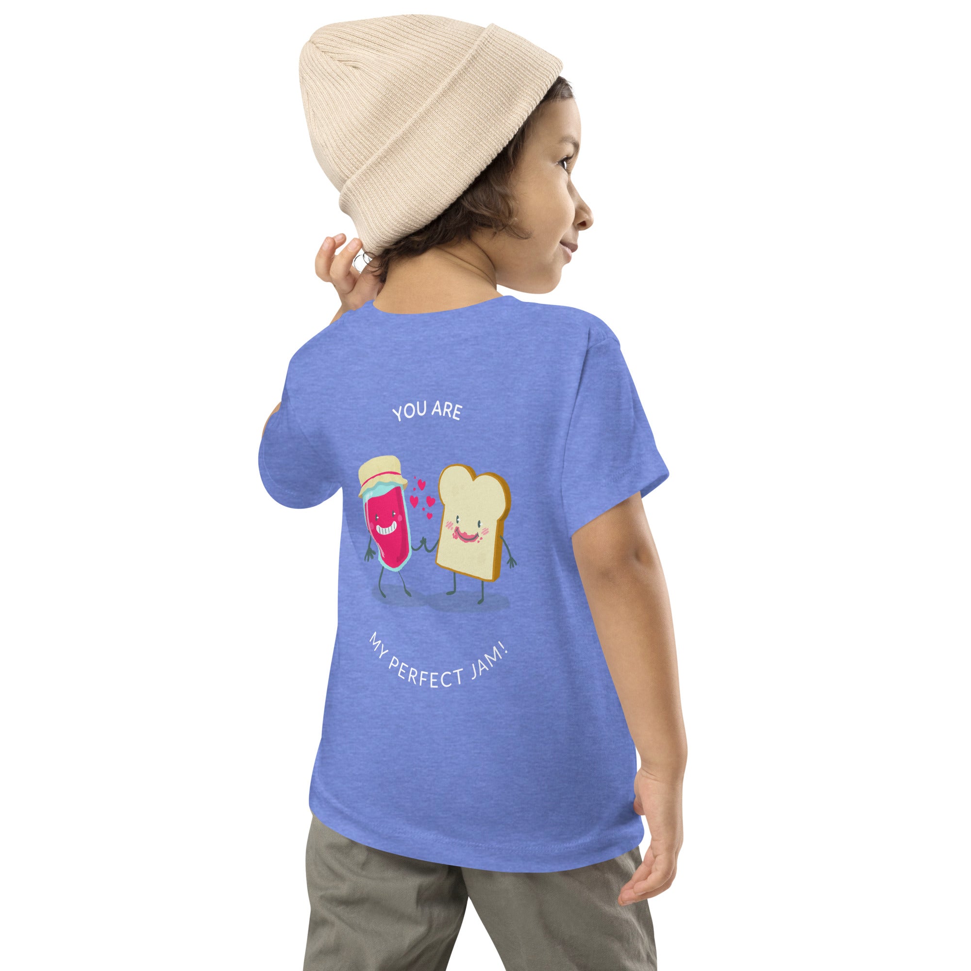 You are my perfect jam - Toddler Short Sleeve Tee (back print)