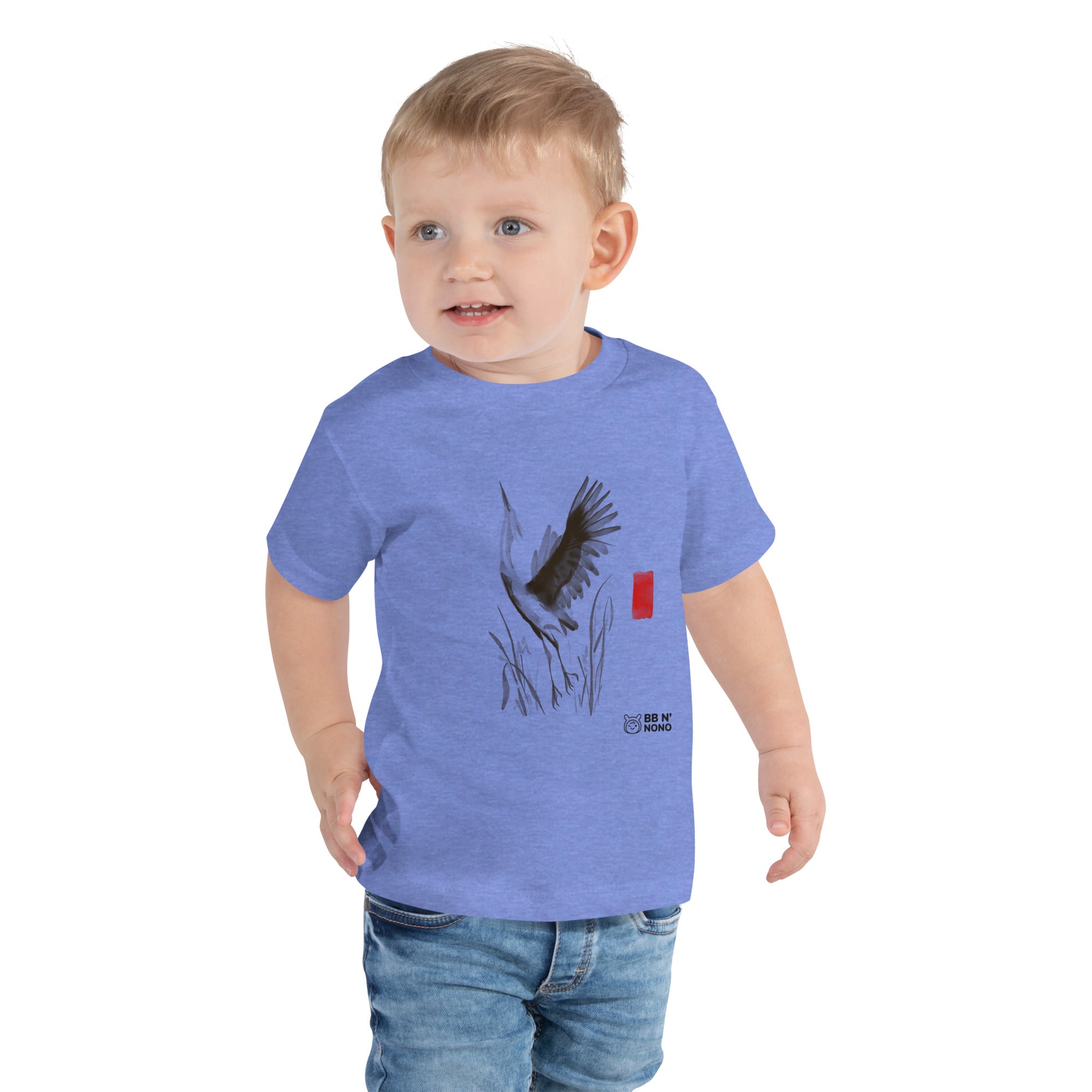 Sumi-e style - Toddler Short Sleeve Tee