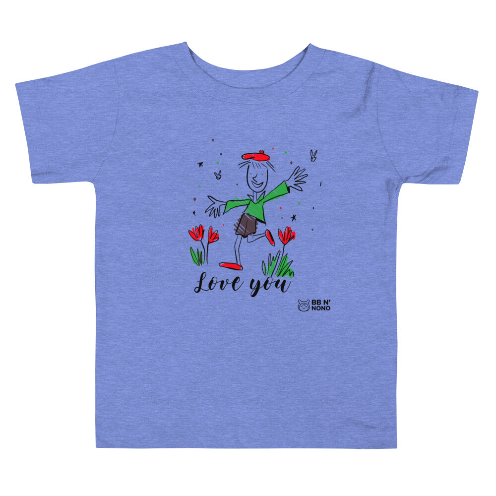 Love you - Toddler Short Sleeve Tee