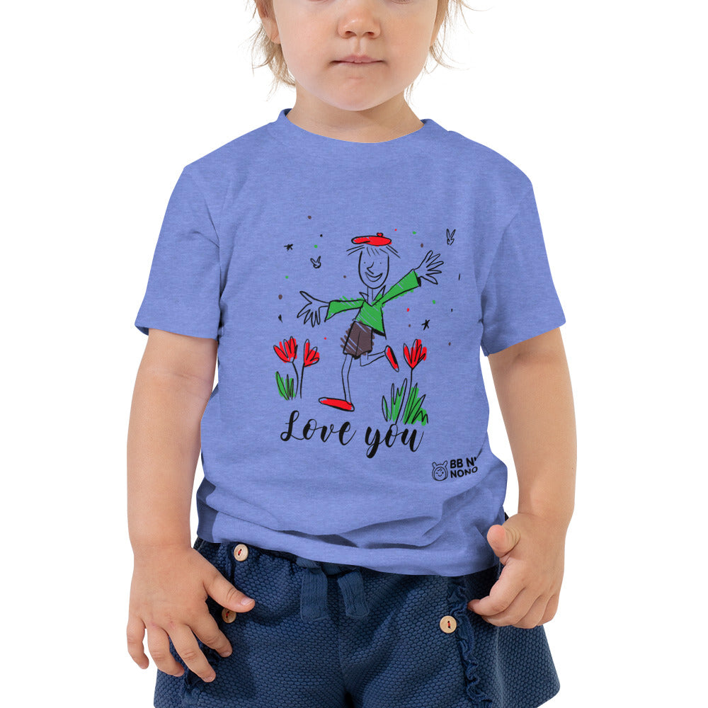 Love you - Toddler Short Sleeve Tee