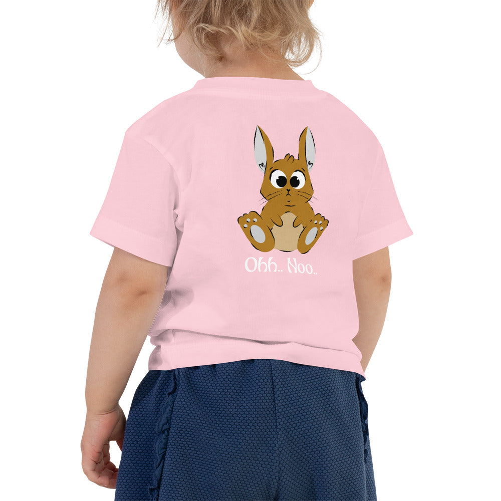 Ohh Noo - Toddler Short Sleeve Tee (back print)