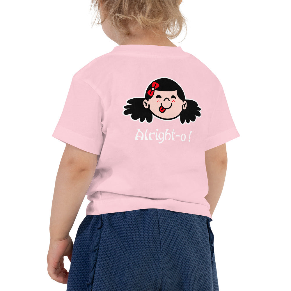 Alright-o! - Toddler Short Sleeve Tee (back print)