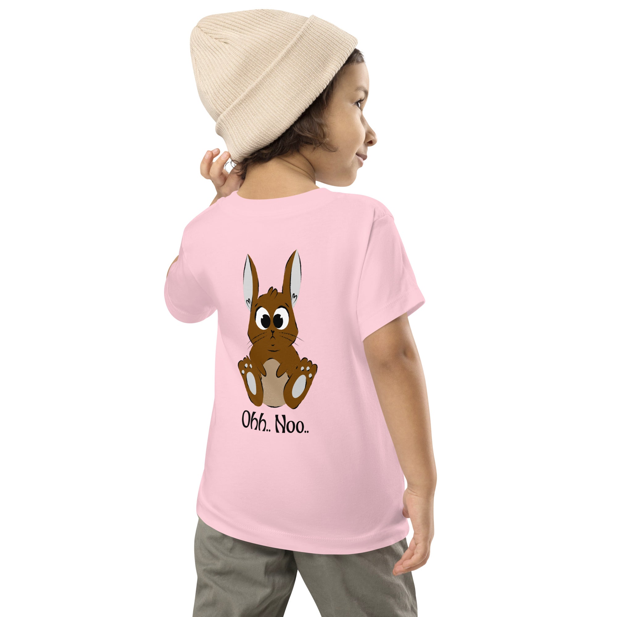 Ohh Noo - Toddler Short Sleeve Tee (back print)