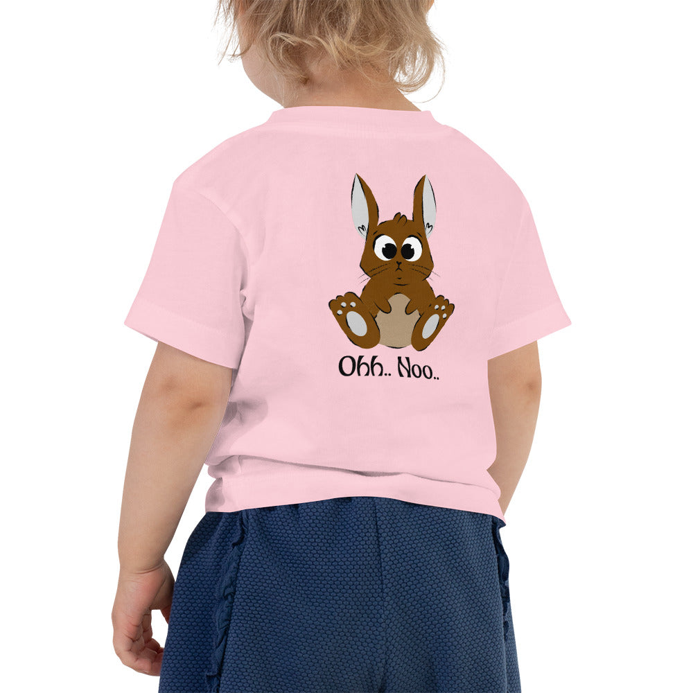 Ohh Noo - Toddler Short Sleeve Tee (back print)