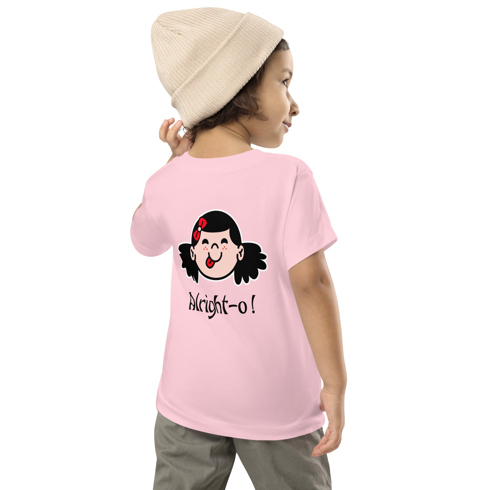 Alright-o! - Toddler Short Sleeve Tee (back print)