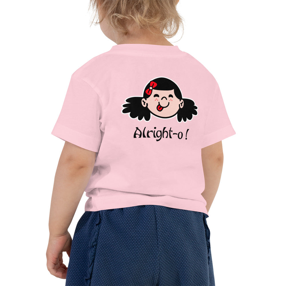 Alright-o! - Toddler Short Sleeve Tee (back print)