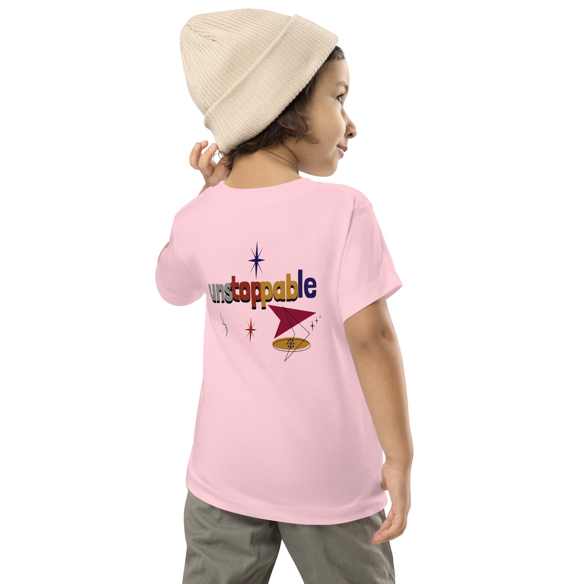 Unstoppable - Toddler Short Sleeve Tee (back print)