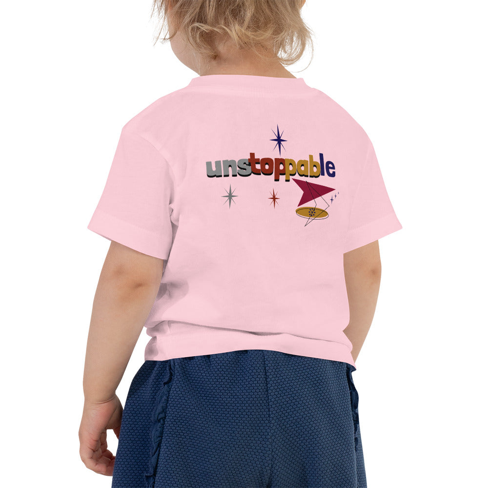 Unstoppable - Toddler Short Sleeve Tee (back print)