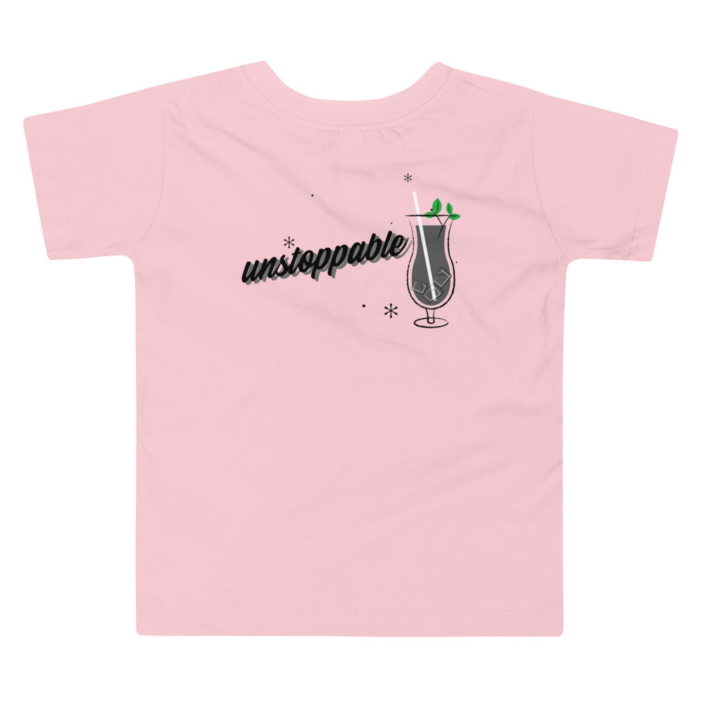 Unstoppable V - Toddler Short Sleeve Tee (back print)