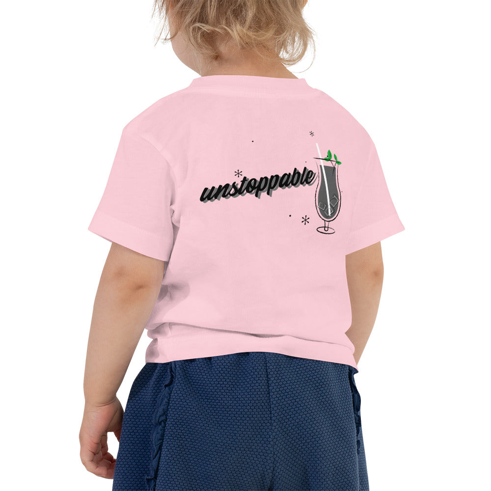 Unstoppable V - Toddler Short Sleeve Tee (back print)