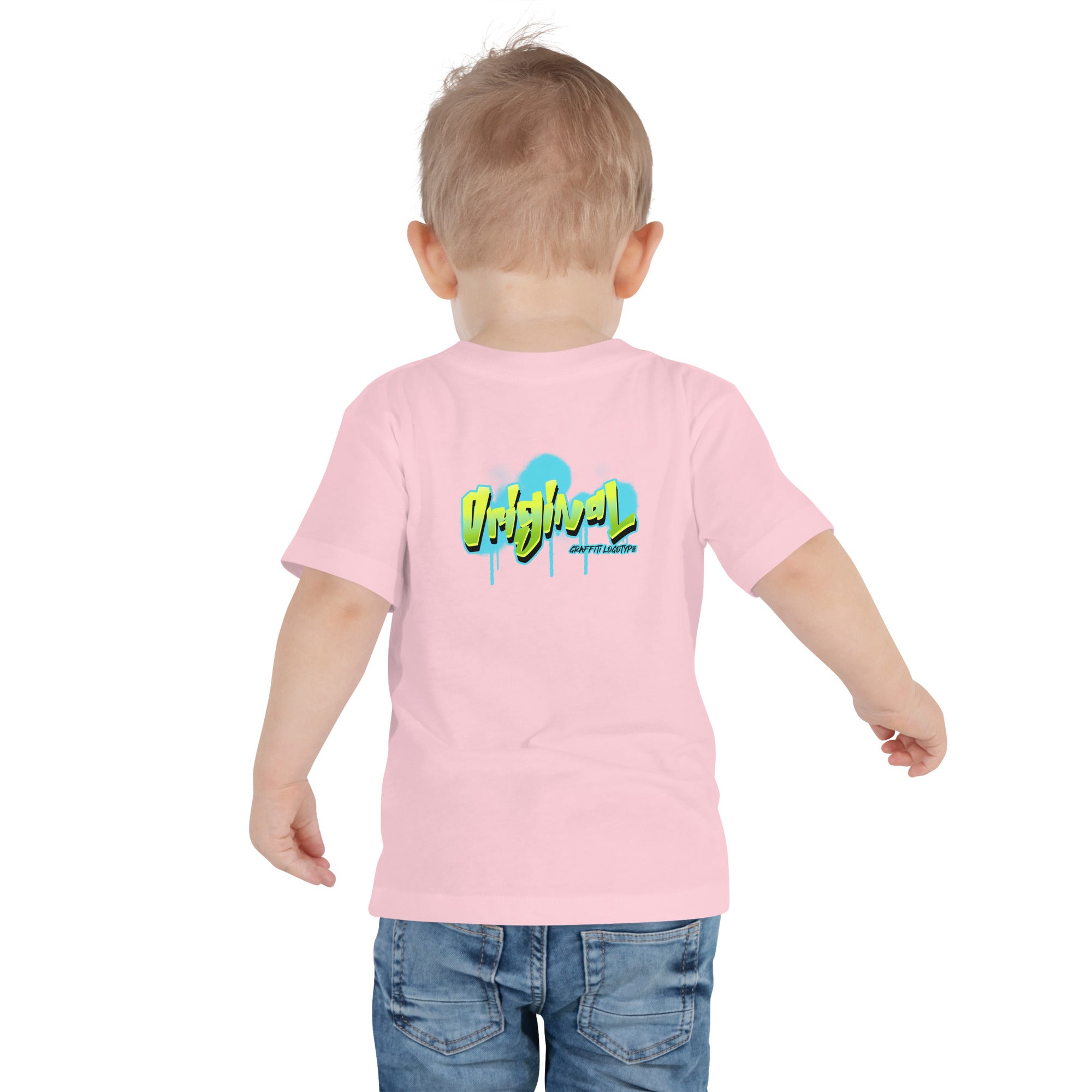 Original made with love - Toddler Short Sleeve Tee (back print)