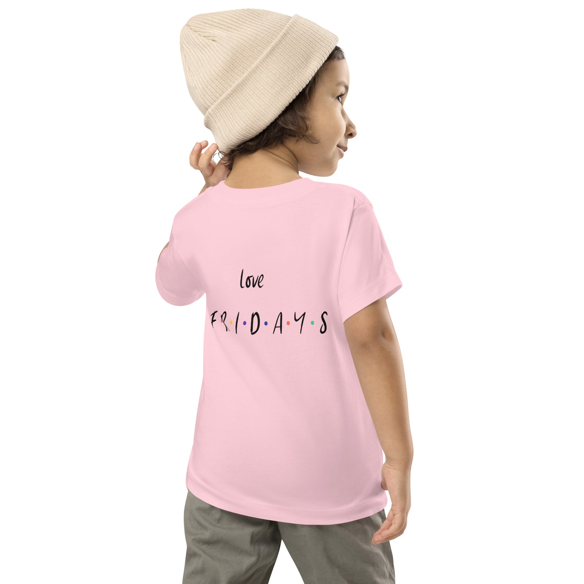 Love Fridays - Toddler Short Sleeve Tee (back print)