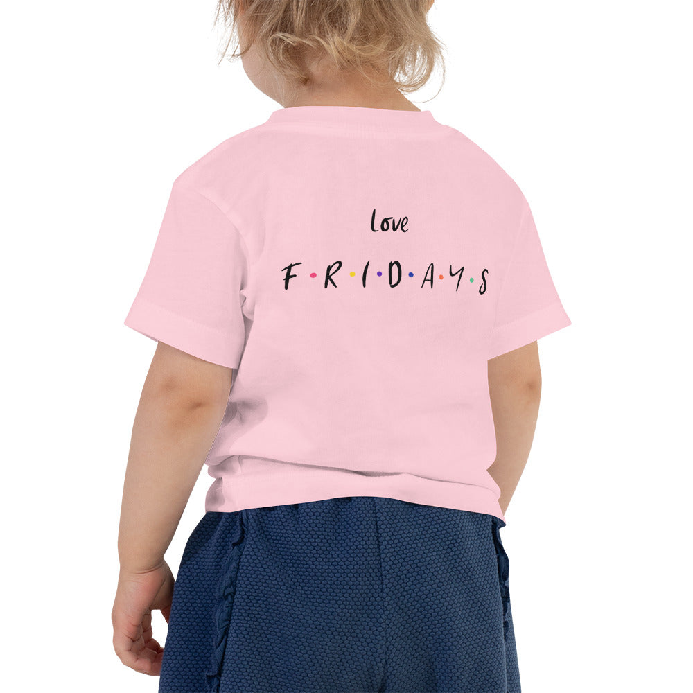 Love Fridays - Toddler Short Sleeve Tee (back print)