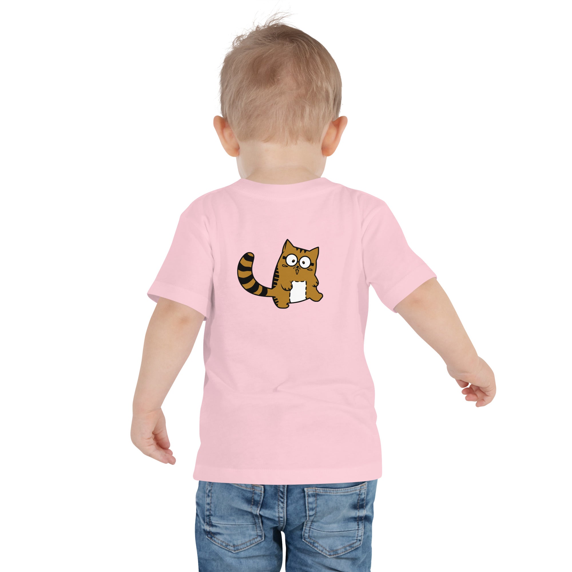 Meow V5 - Toddler Short Sleeve Tee (back print)