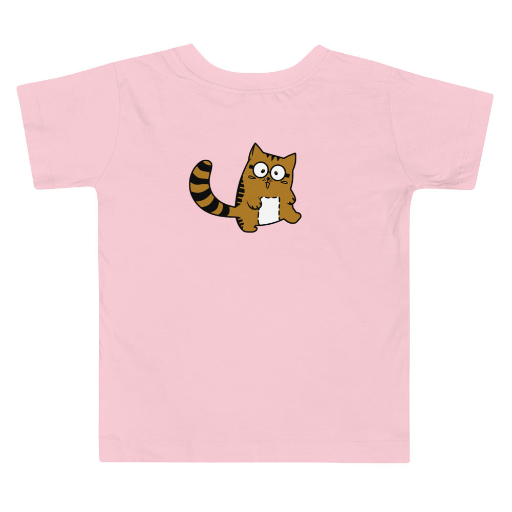 Meow V5 - Toddler Short Sleeve Tee (back print)