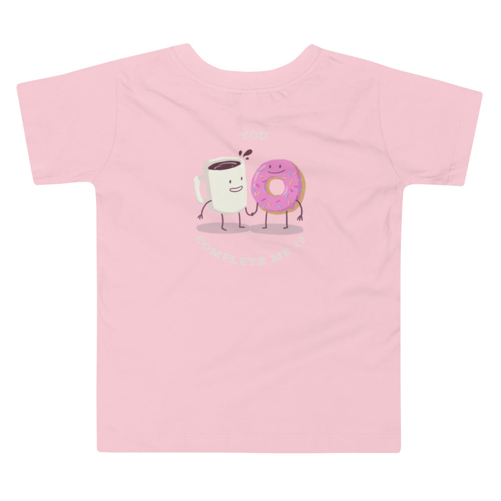 You complete me - Toddler Short Sleeve Tee (back print)