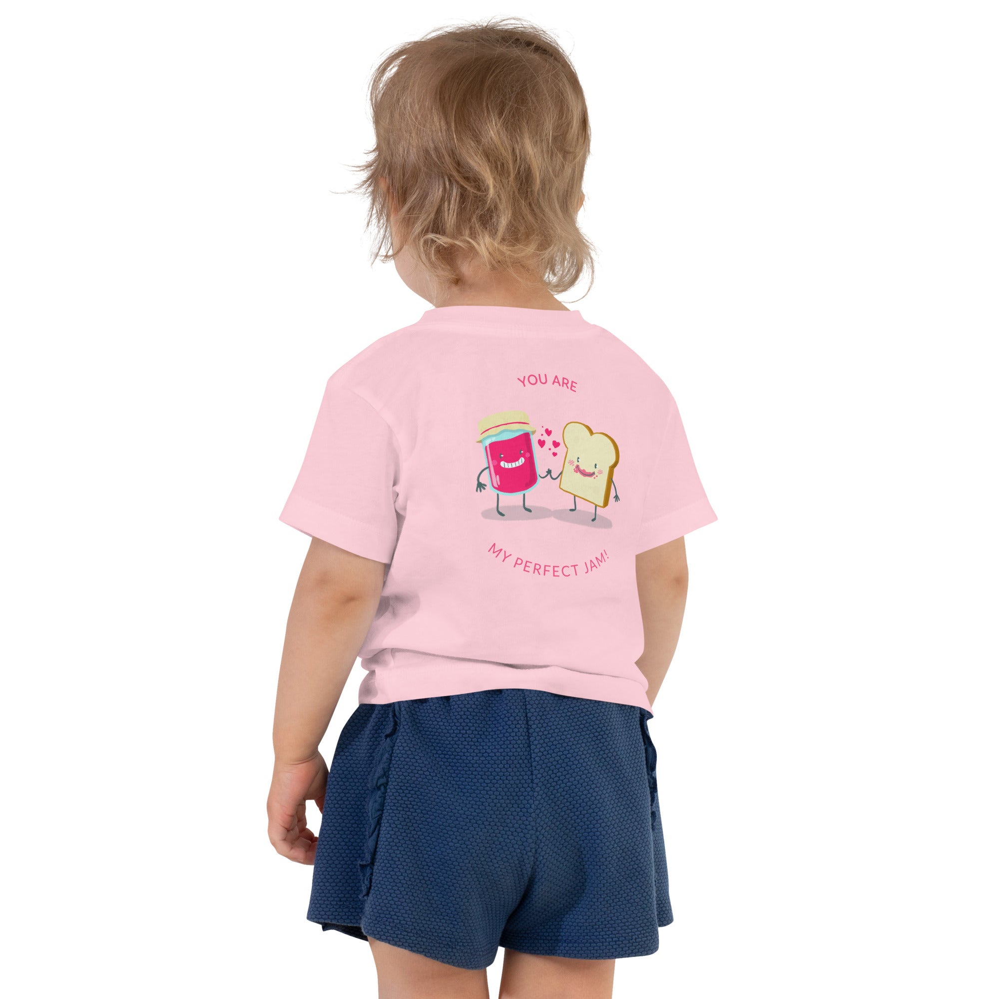 You are my perfect jam - Toddler Short Sleeve Tee (back print)