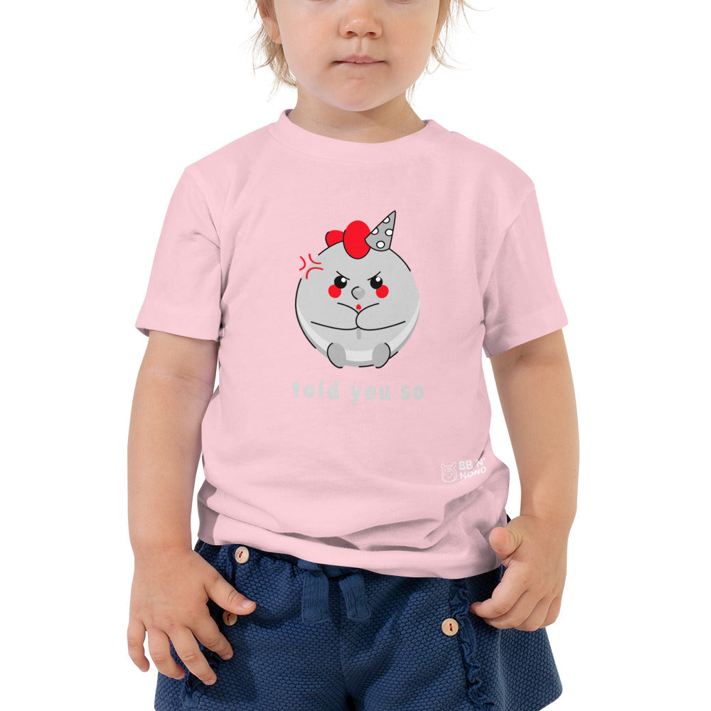 Told you so V - Toddler Short Sleeve Tee