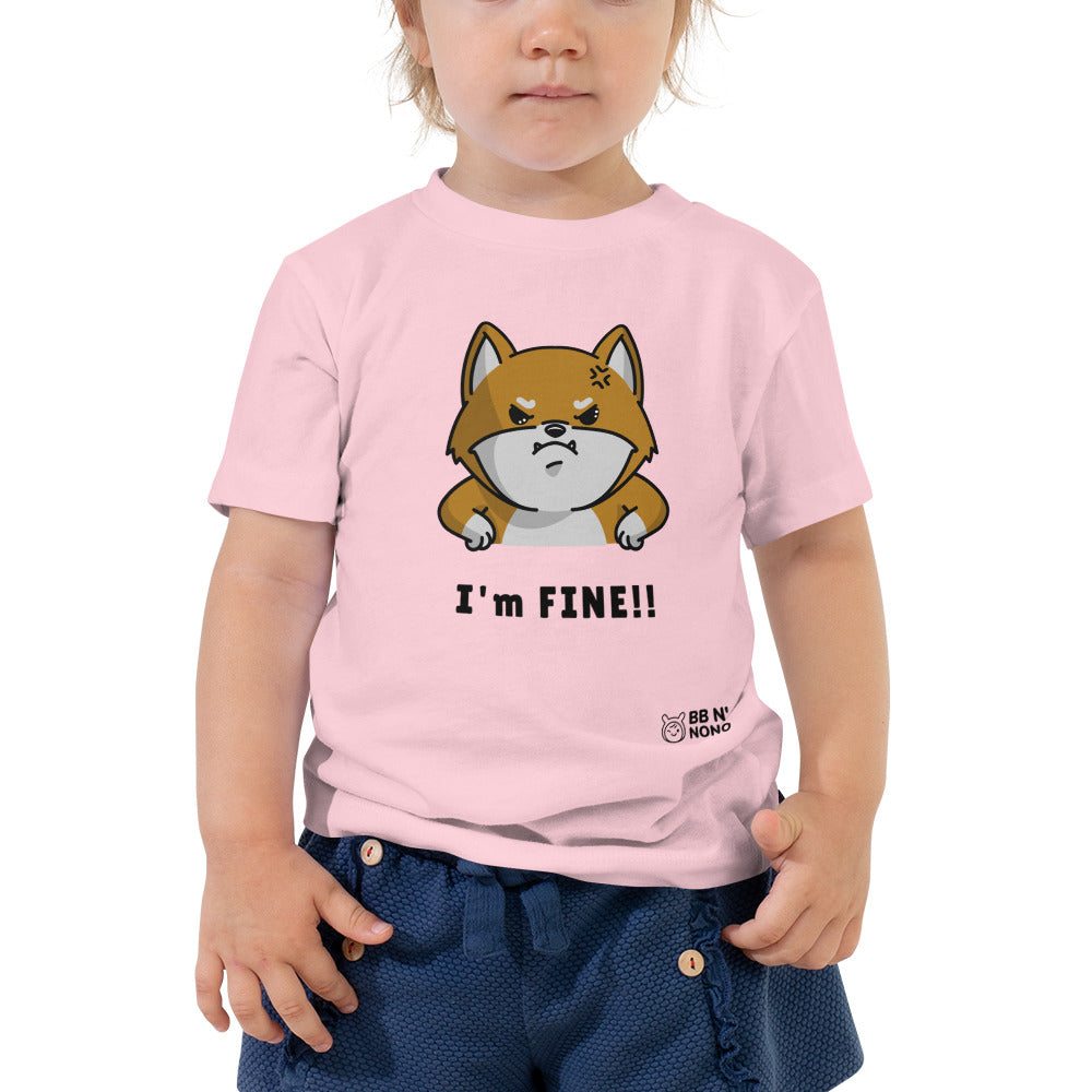 I'm fine - Toddler Short Sleeve Tee