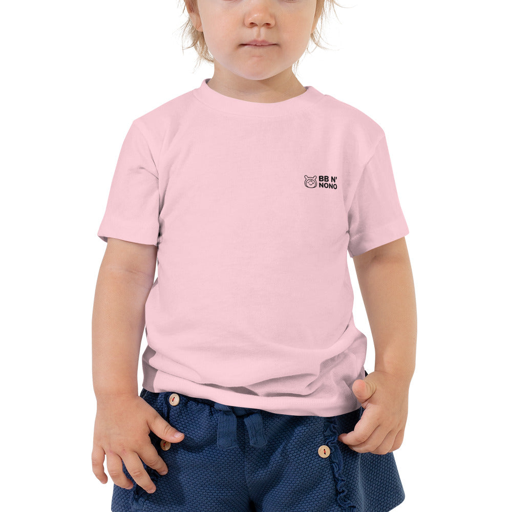 Enough!! - Toddler Short Sleeve Tee (back print)