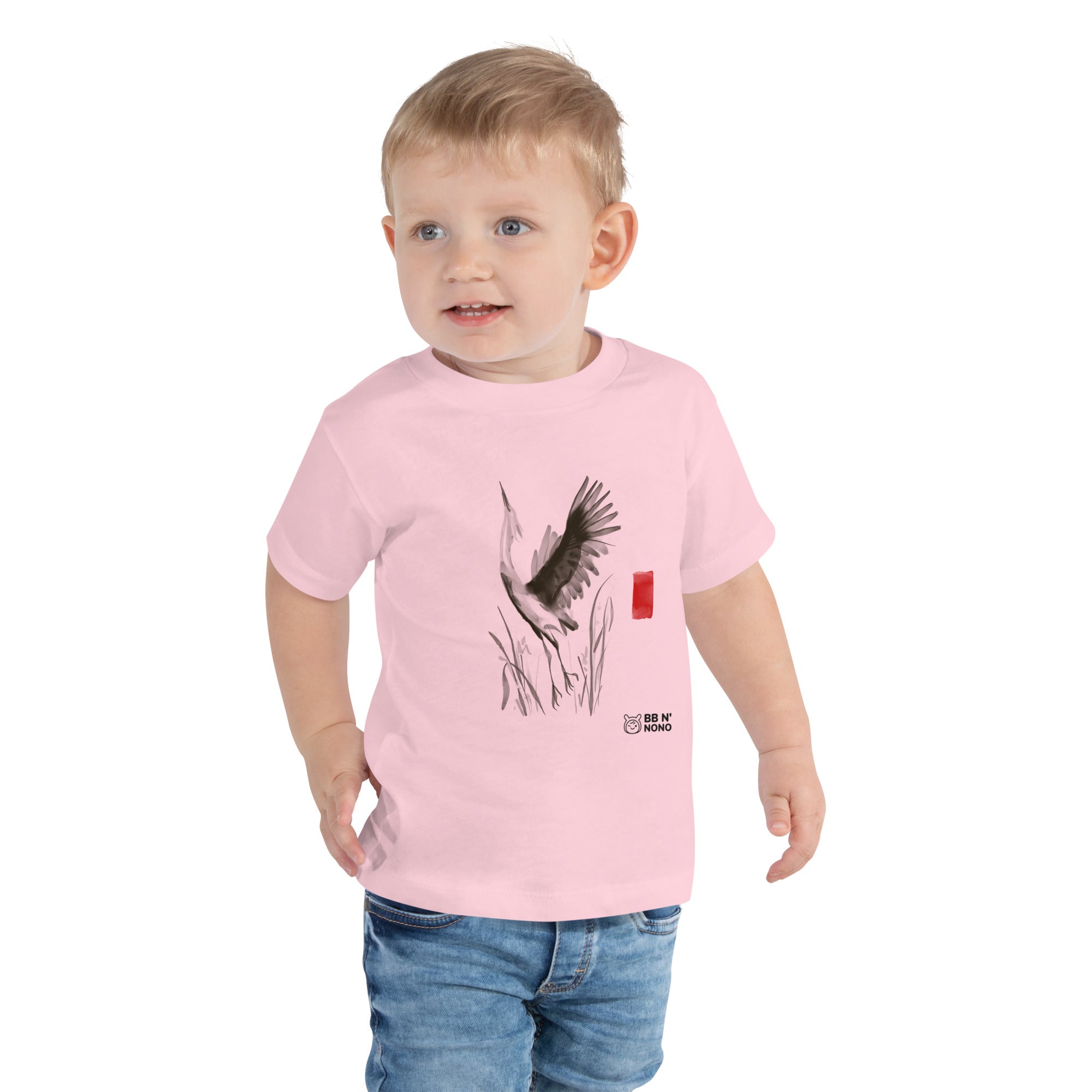 Sumi-e style - Toddler Short Sleeve Tee