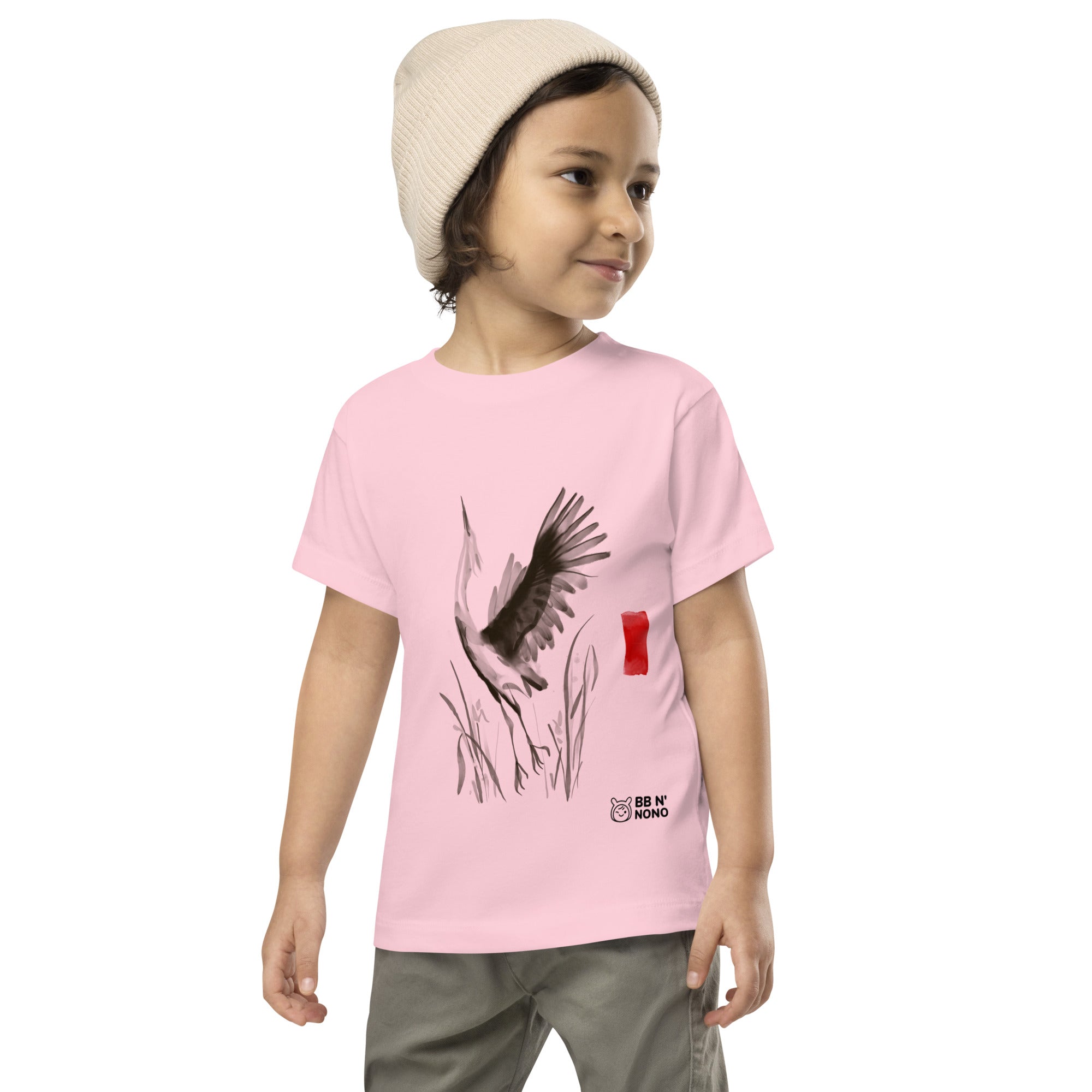 Sumi-e style - Toddler Short Sleeve Tee