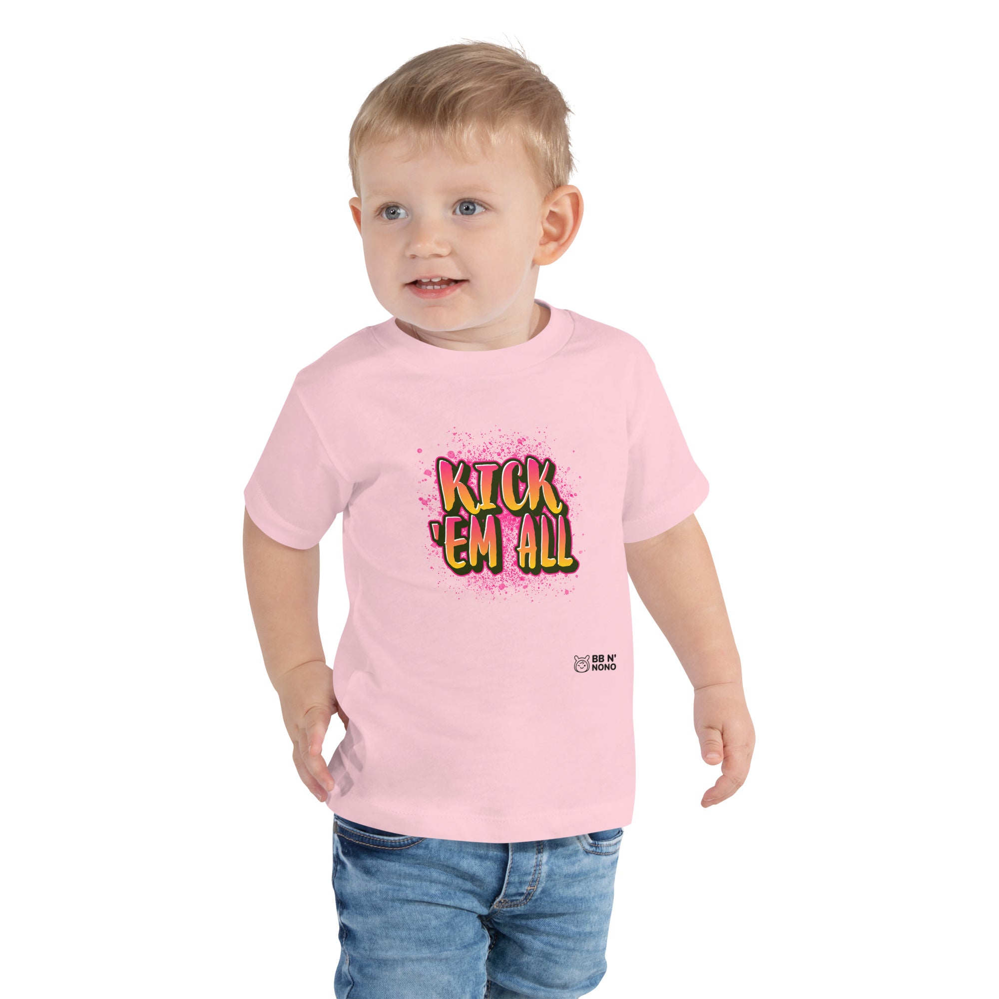 Kick'em all - Toddler Short Sleeve Tee