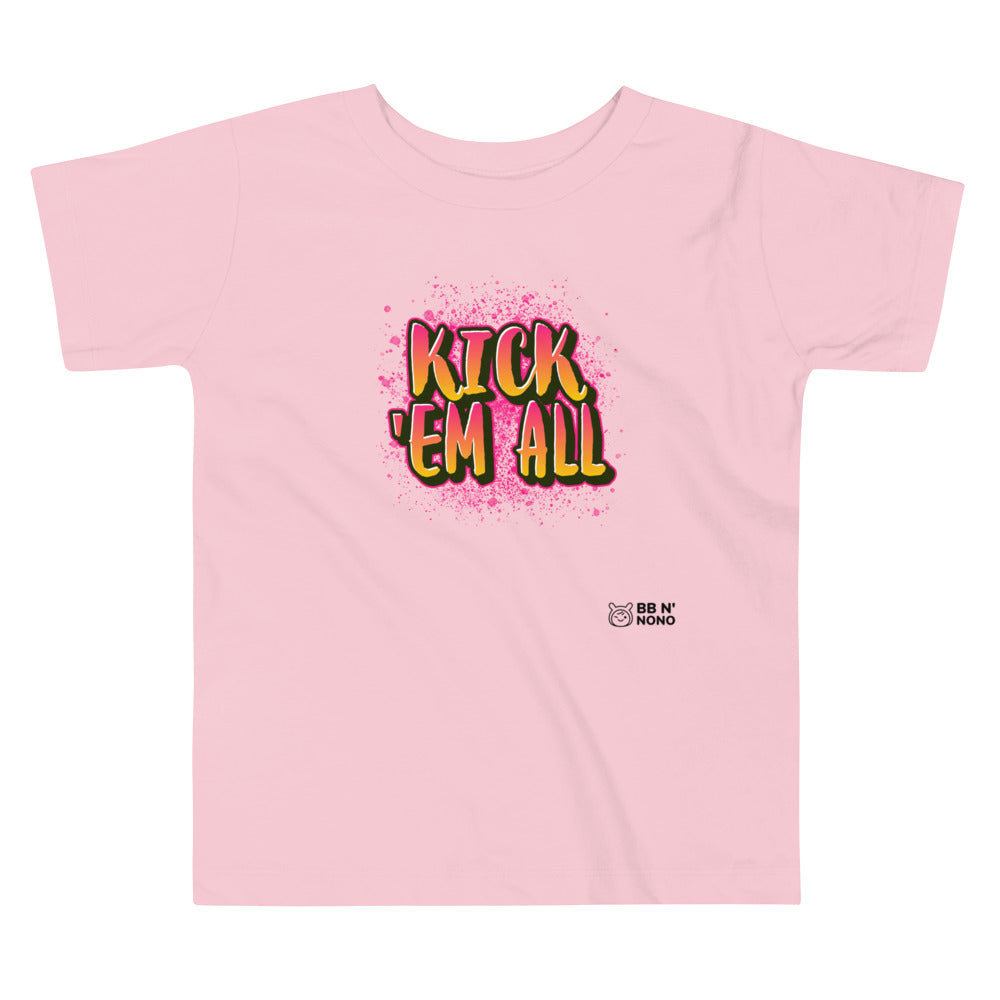 Kick'em all - Toddler Short Sleeve Tee