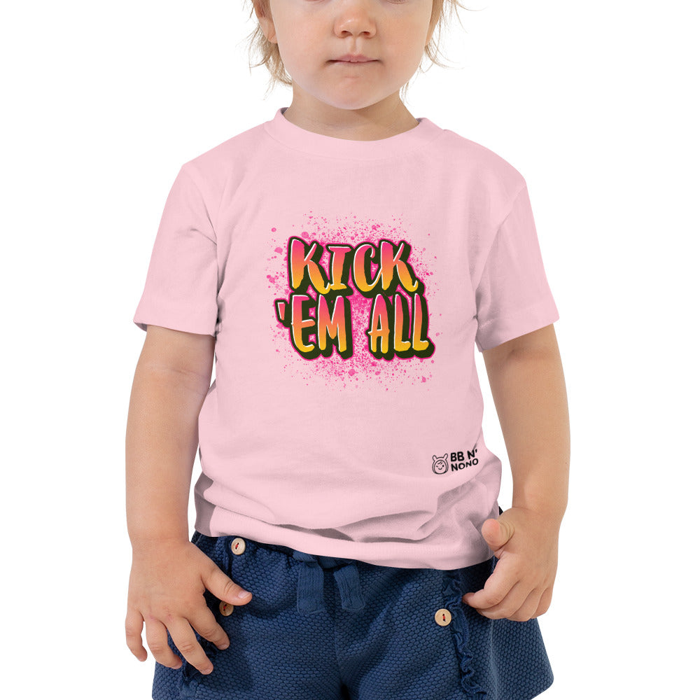 Kick'em all - Toddler Short Sleeve Tee