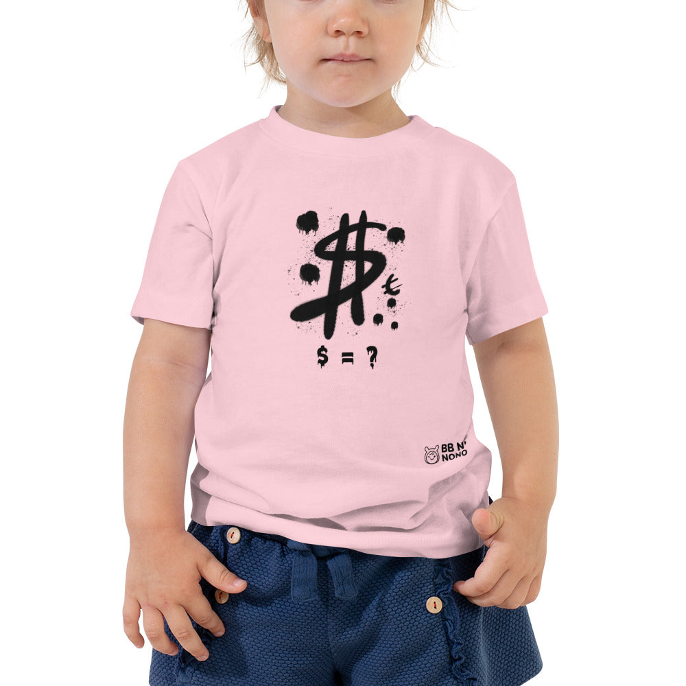 $ = ? - Toddler Short Sleeve Tee