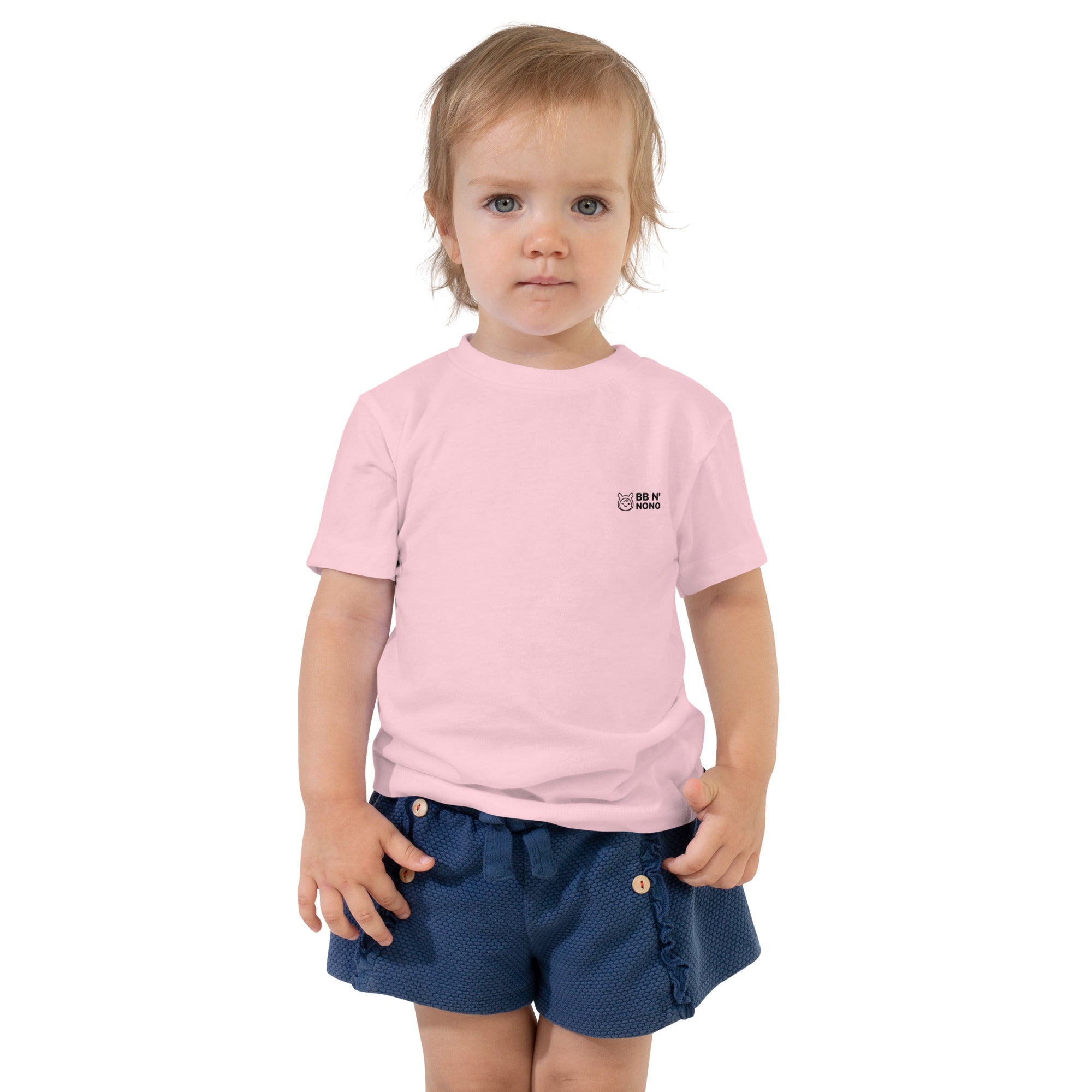 Fun in nature with logo - Toddler Short Sleeve Tee (back print)