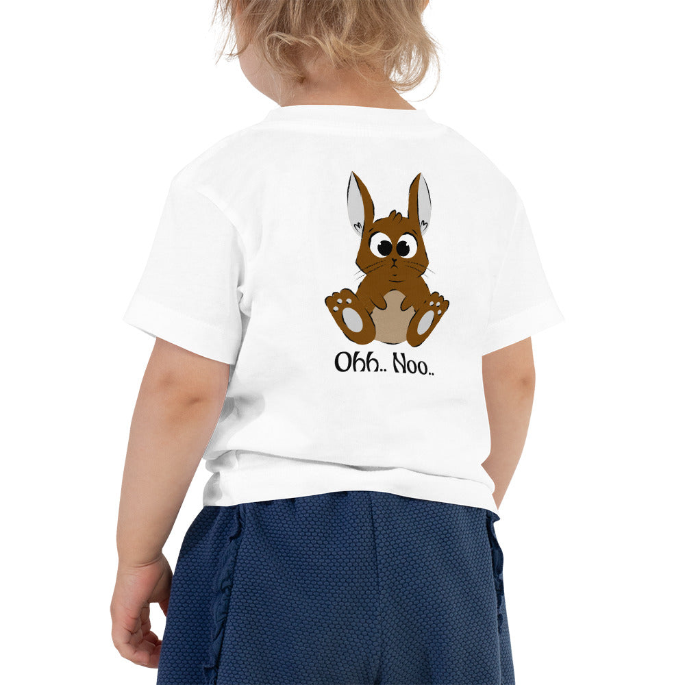 Ohh Noo - Toddler Short Sleeve Tee (back print)