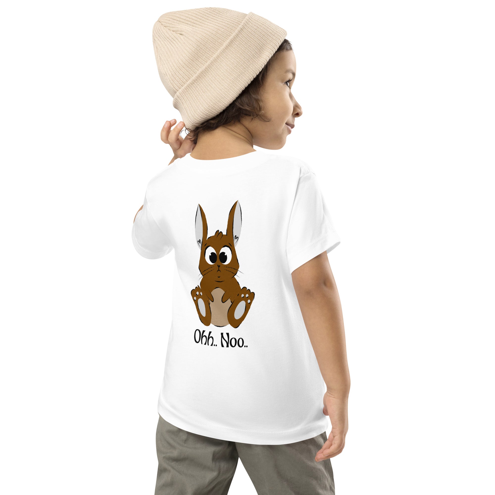 Ohh Noo - Toddler Short Sleeve Tee (back print)