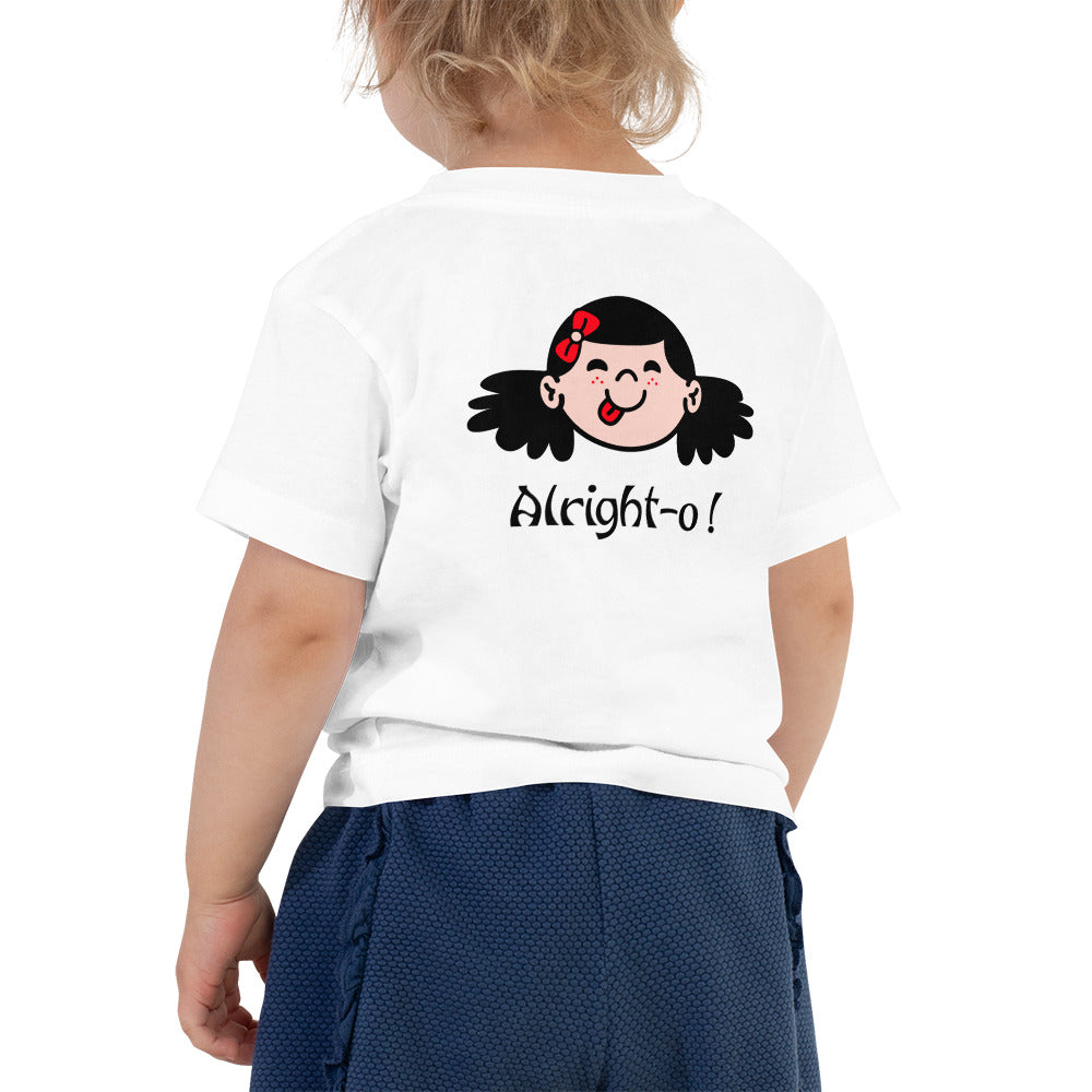 Alright-o! - Toddler Short Sleeve Tee (back print)