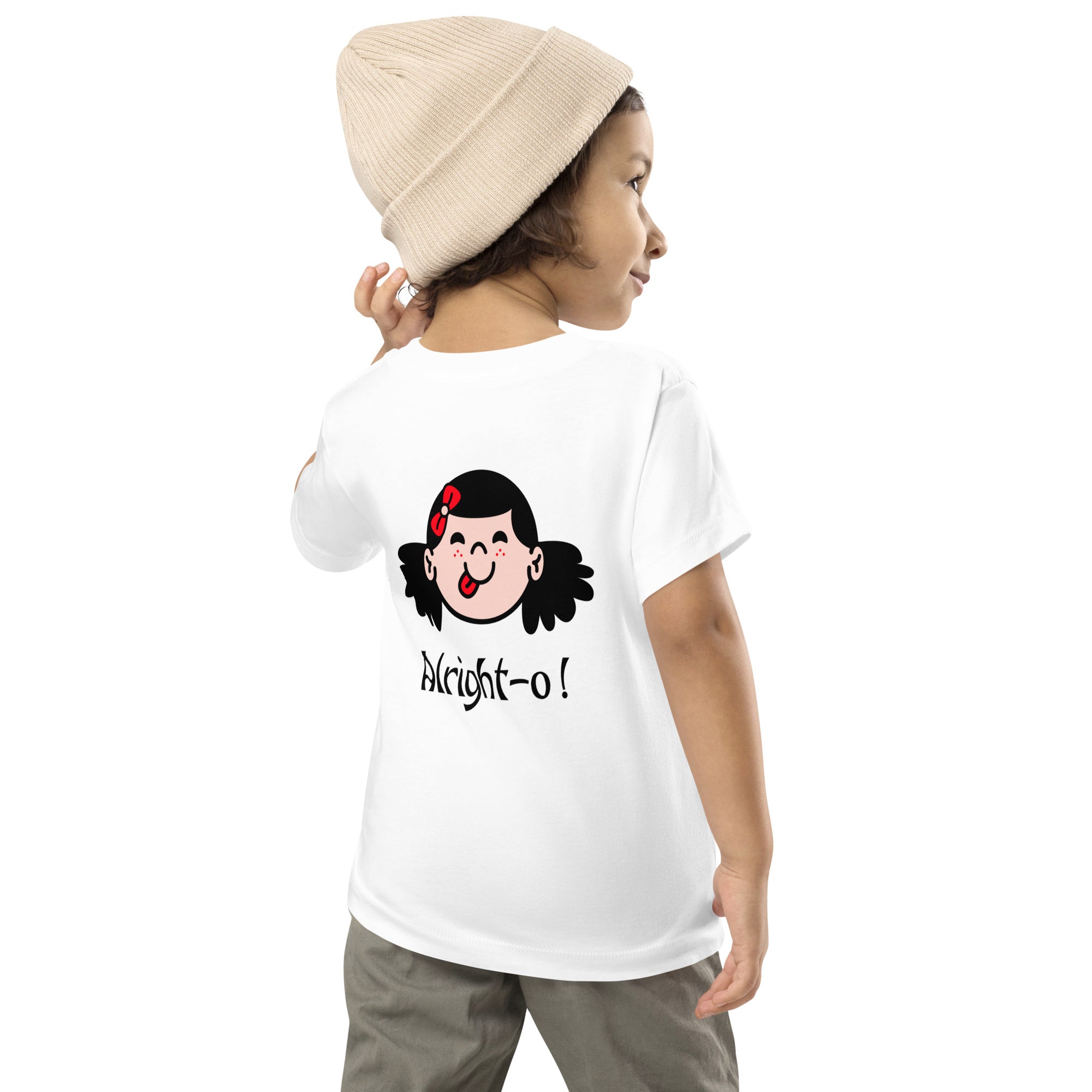 Alright-o! - Toddler Short Sleeve Tee (back print)