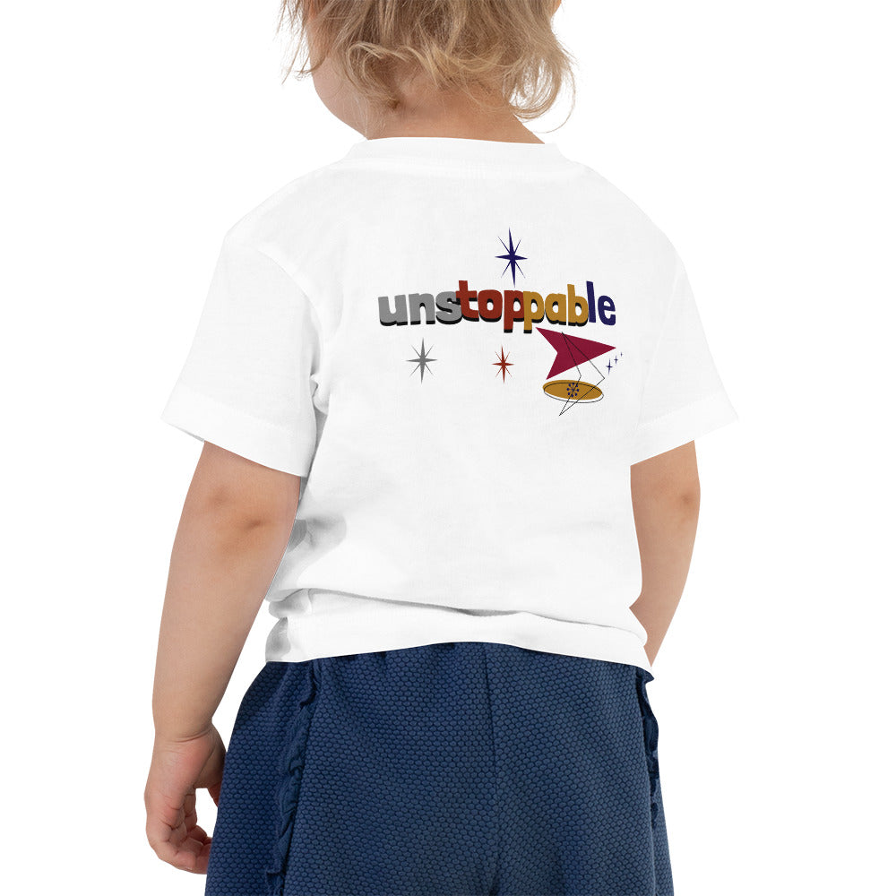 Unstoppable - Toddler Short Sleeve Tee (back print)