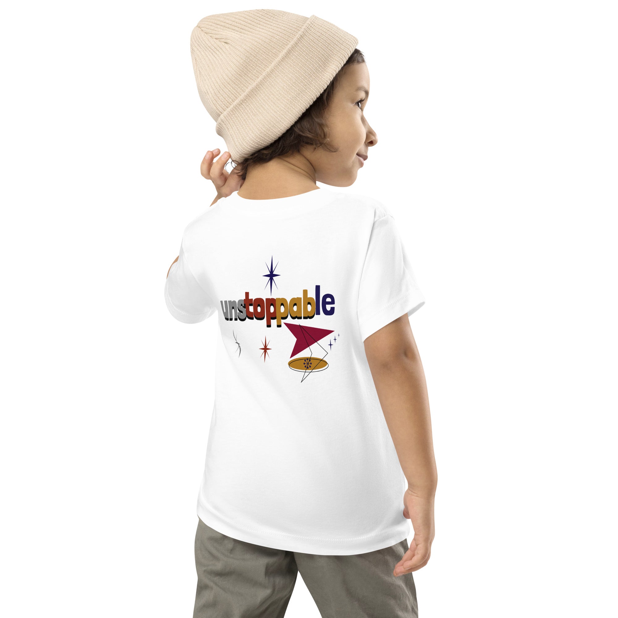 Unstoppable - Toddler Short Sleeve Tee (back print)