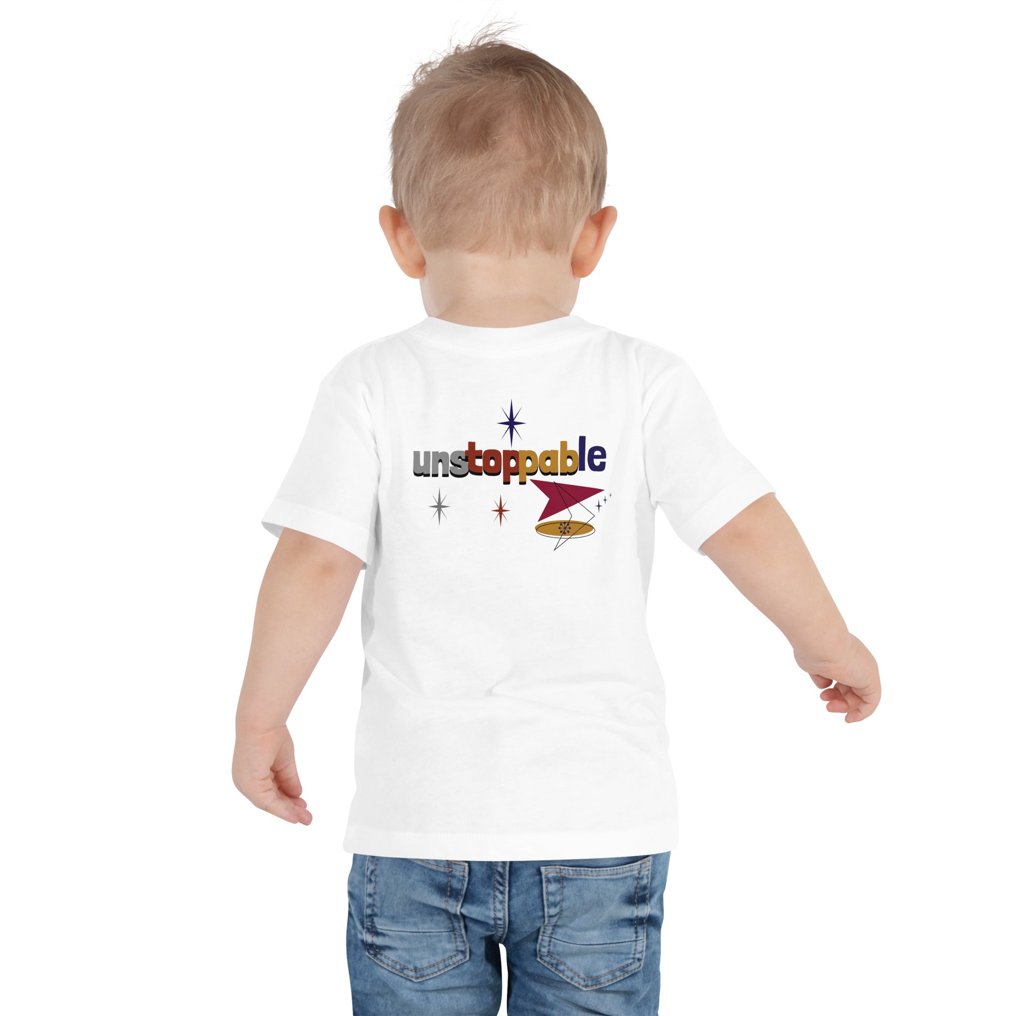 Unstoppable - Toddler Short Sleeve Tee (back print)