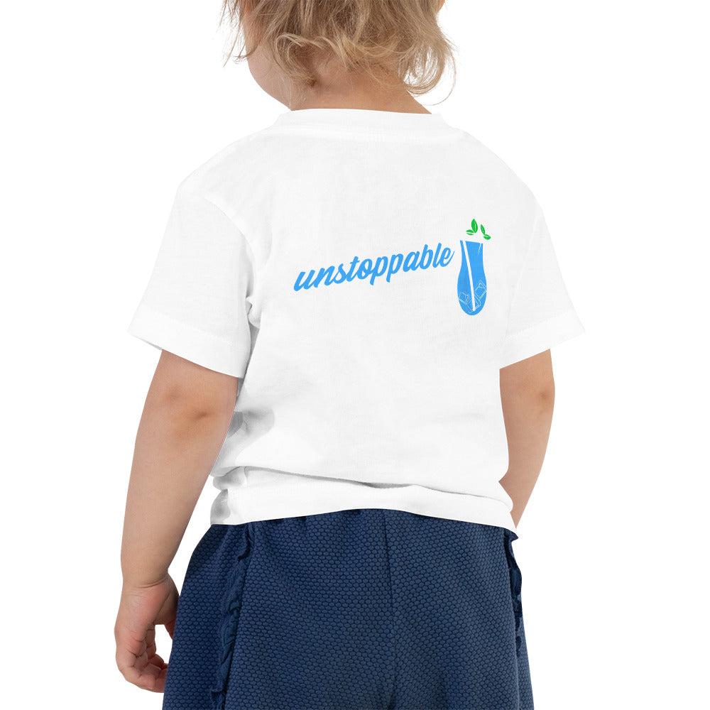 Unstoppable V - Toddler Short Sleeve Tee (back print)