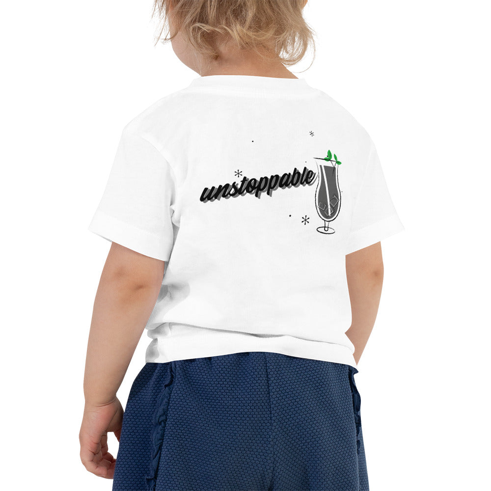 Unstoppable V - Toddler Short Sleeve Tee (back print)