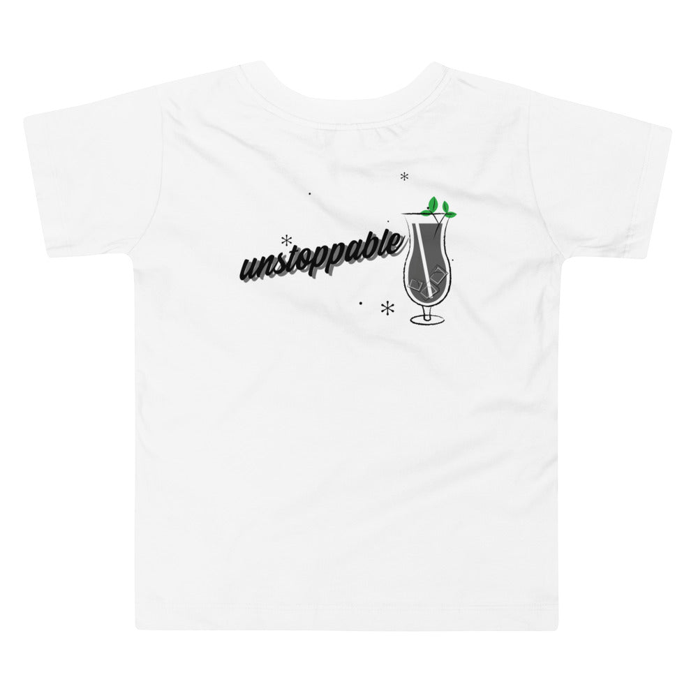 Unstoppable V - Toddler Short Sleeve Tee (back print)